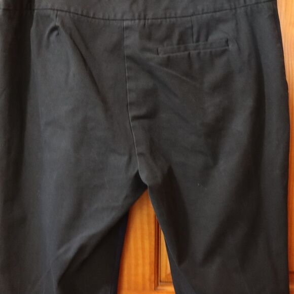 Eileen Fisher Women's Skinny Pants in Black and Navy Pull On Organic Cotton Med - Picture 7 of 10